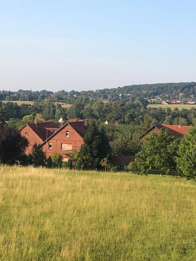 Ferienwohnung Am Haineberg Porta Westfalica Esterno foto