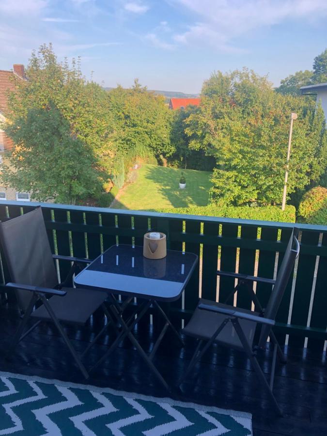 Ferienwohnung Am Haineberg Porta Westfalica Esterno foto