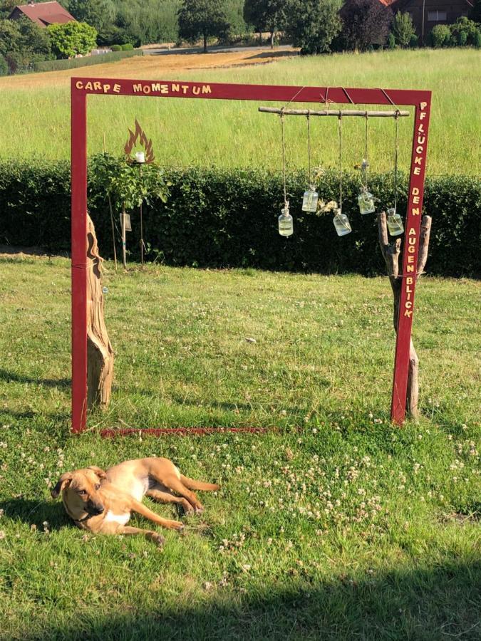 Ferienwohnung Am Haineberg Porta Westfalica Esterno foto