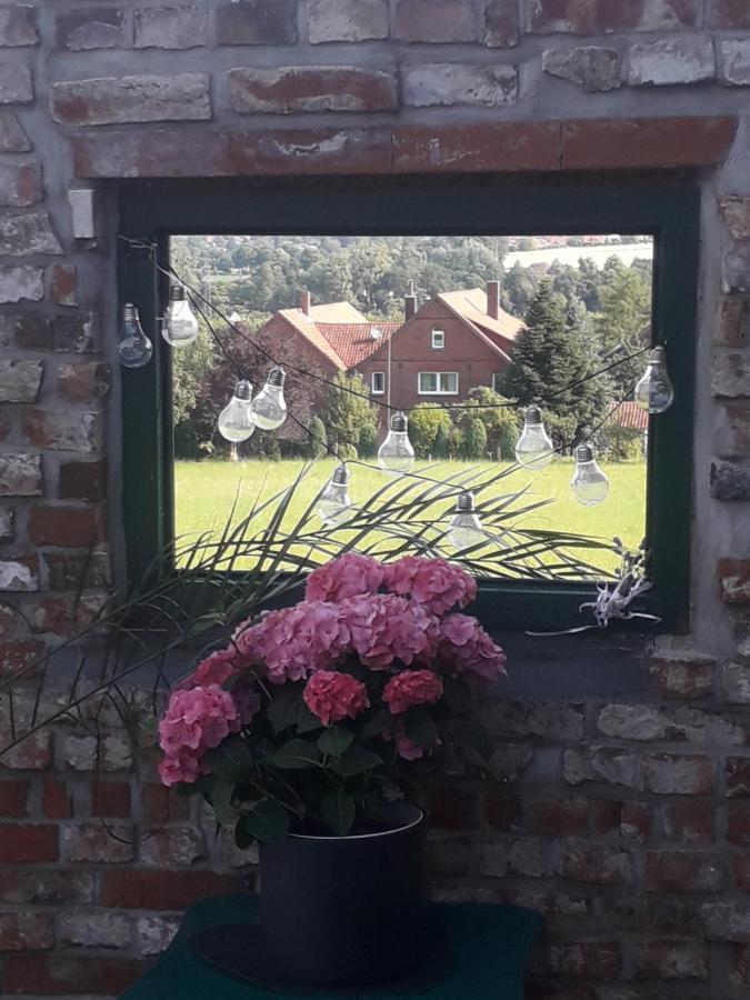 Ferienwohnung Am Haineberg Porta Westfalica Esterno foto